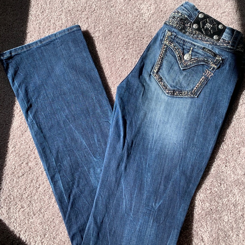 Miss Me Mid-Rise Bootcut Jeans
